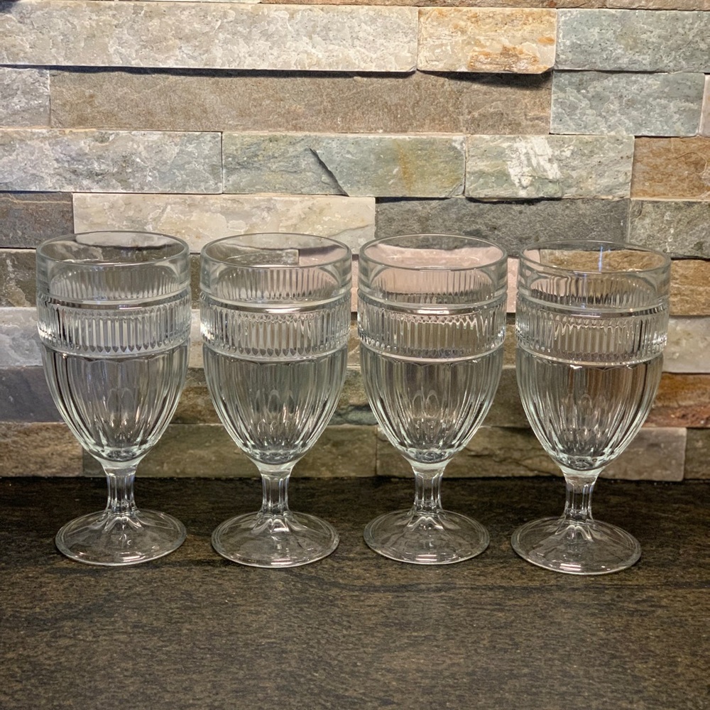 ANCHOR HOCKING | Set of 4 | Vintage Annapolis Goblets